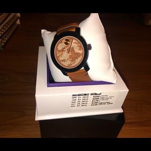 Movado Bold mens Brown Camo watch NEW